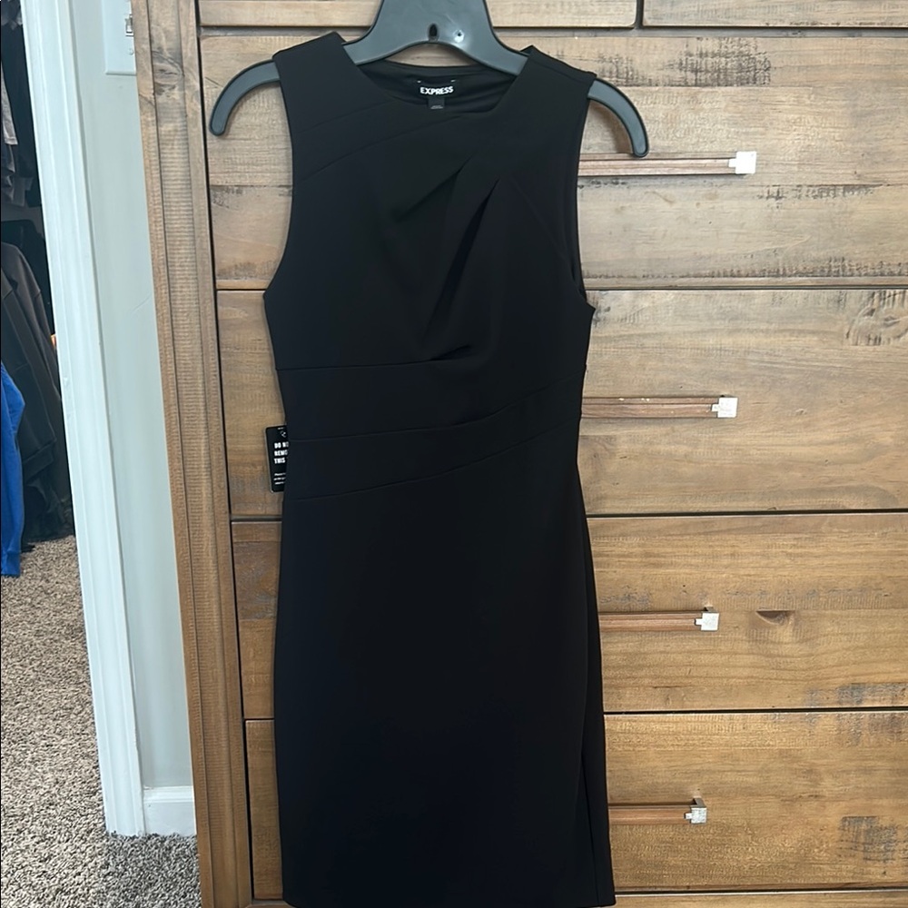 Express Black Sleeveless Dress